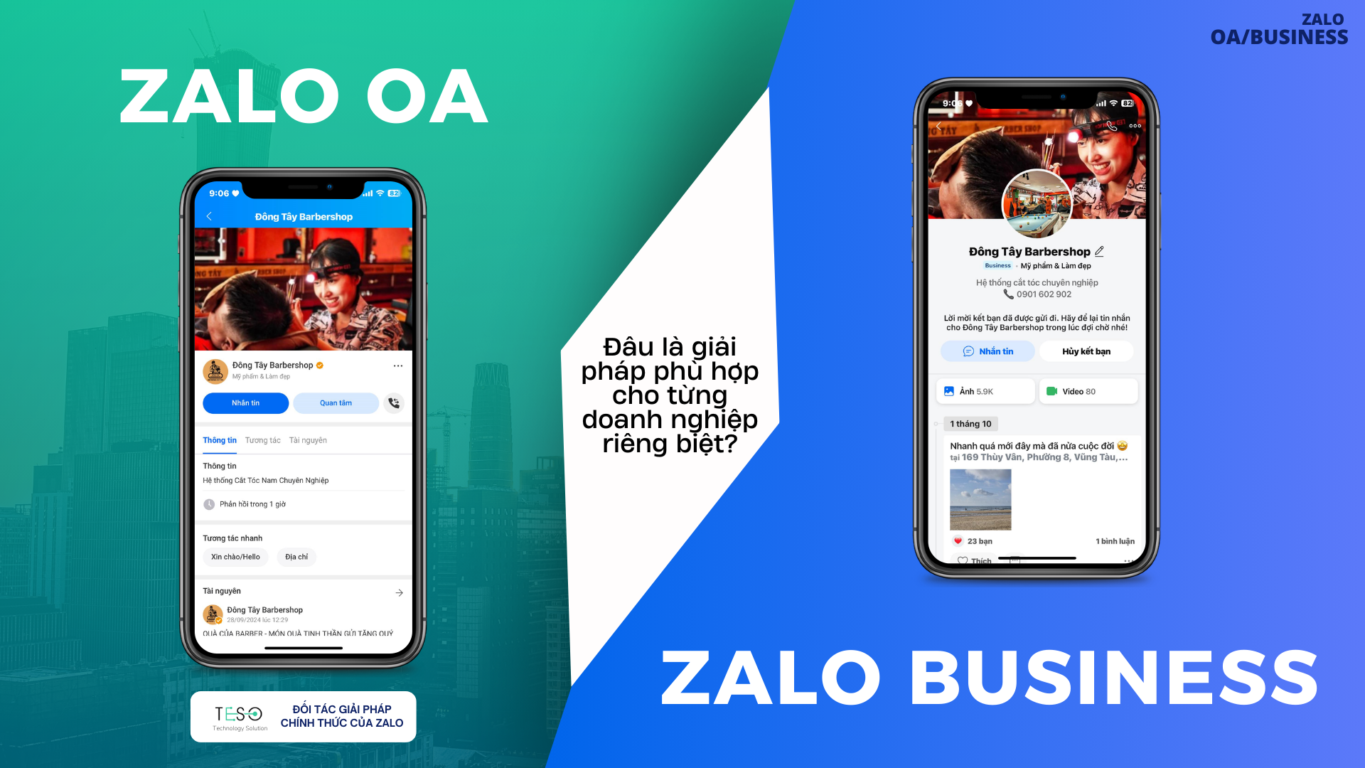 Zalo OA vs. Zalo Business – Nên lựa chọn như thế nào?